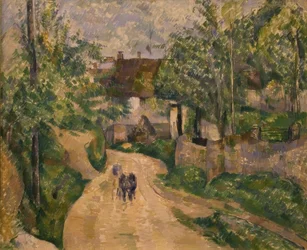 Wegbiegung in Auvers-sur-Oise